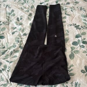 lululemon athletica Black Camouflage Leggings